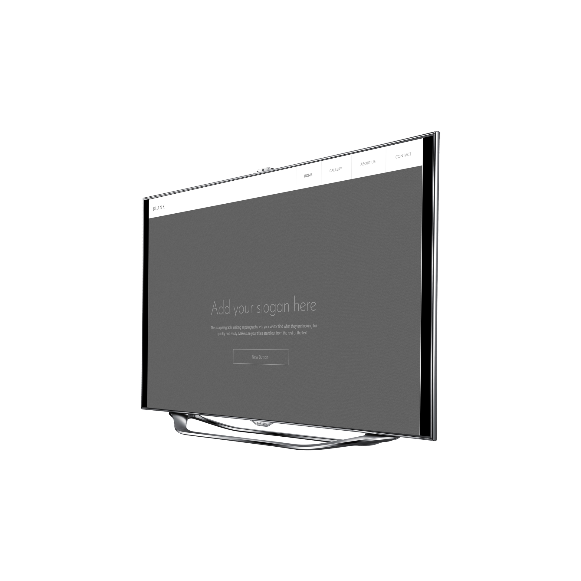 Blank Parallax Desktop View