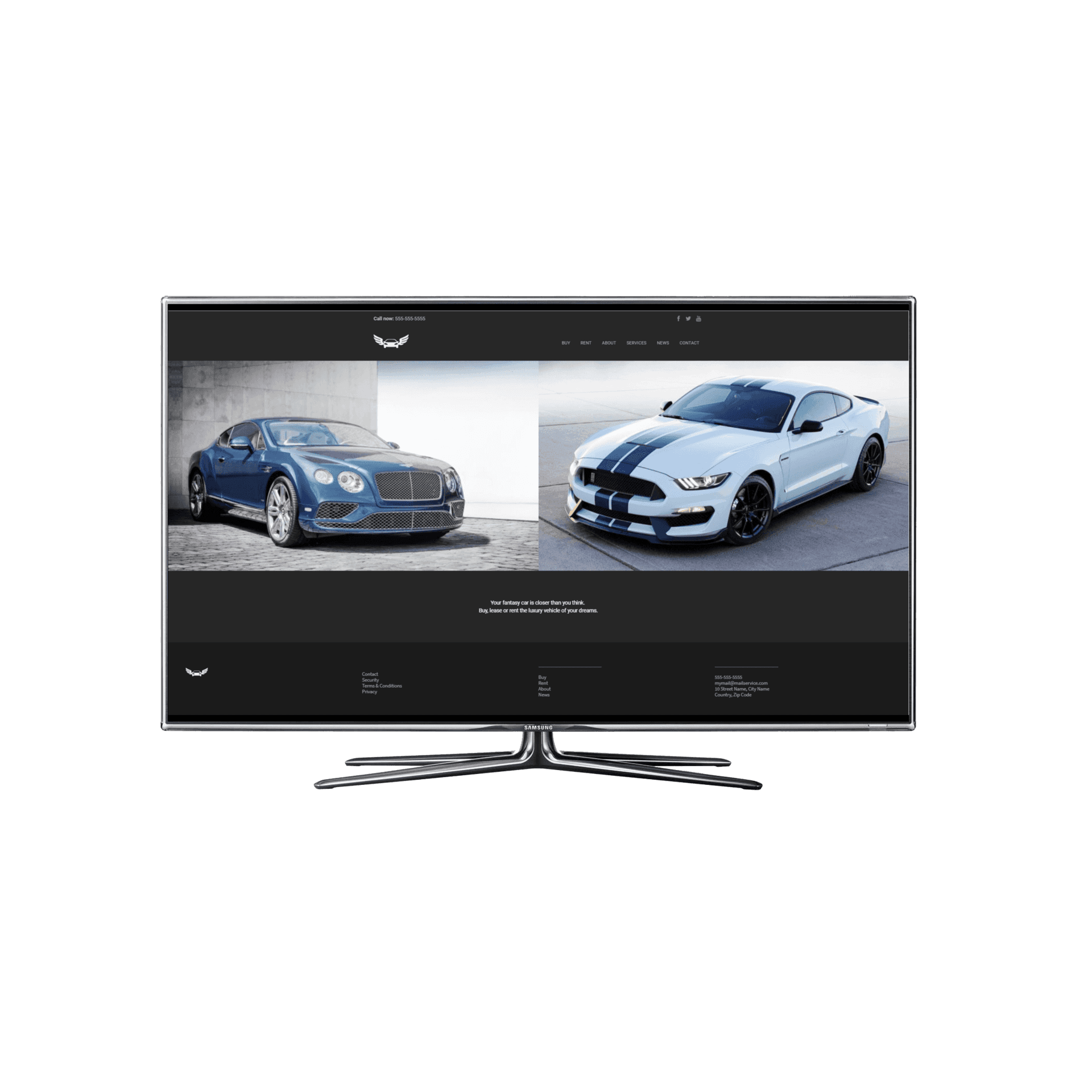 Car Dealer Desktop View
