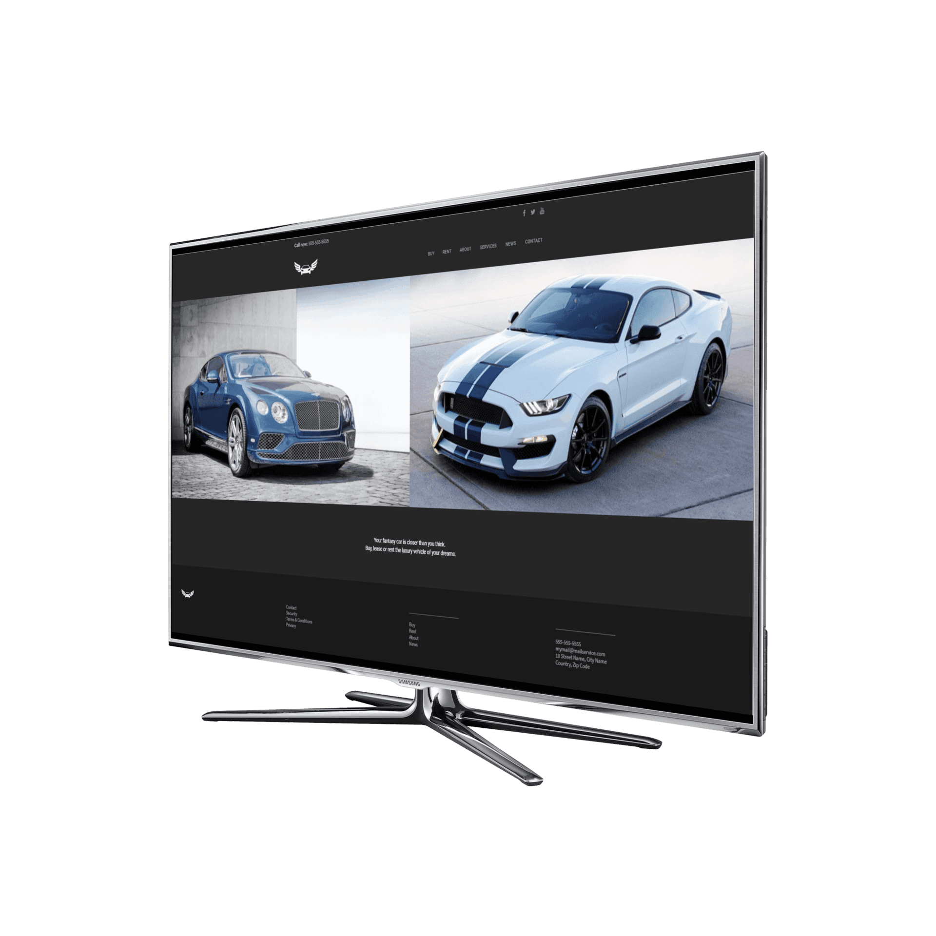 Car Dealer Desktop View