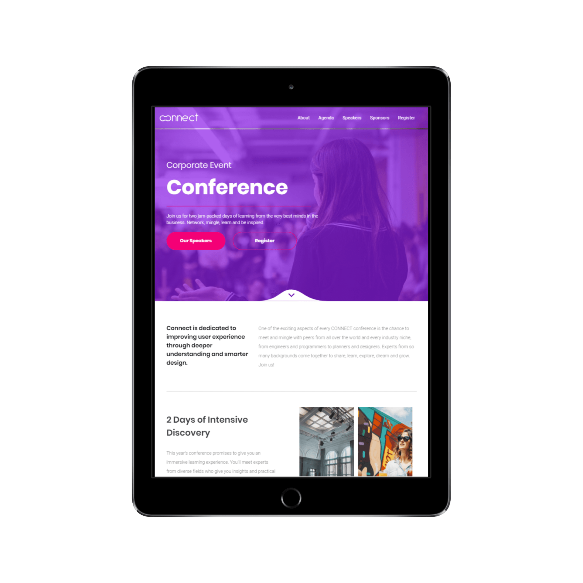 Conference Tablet/iPad View