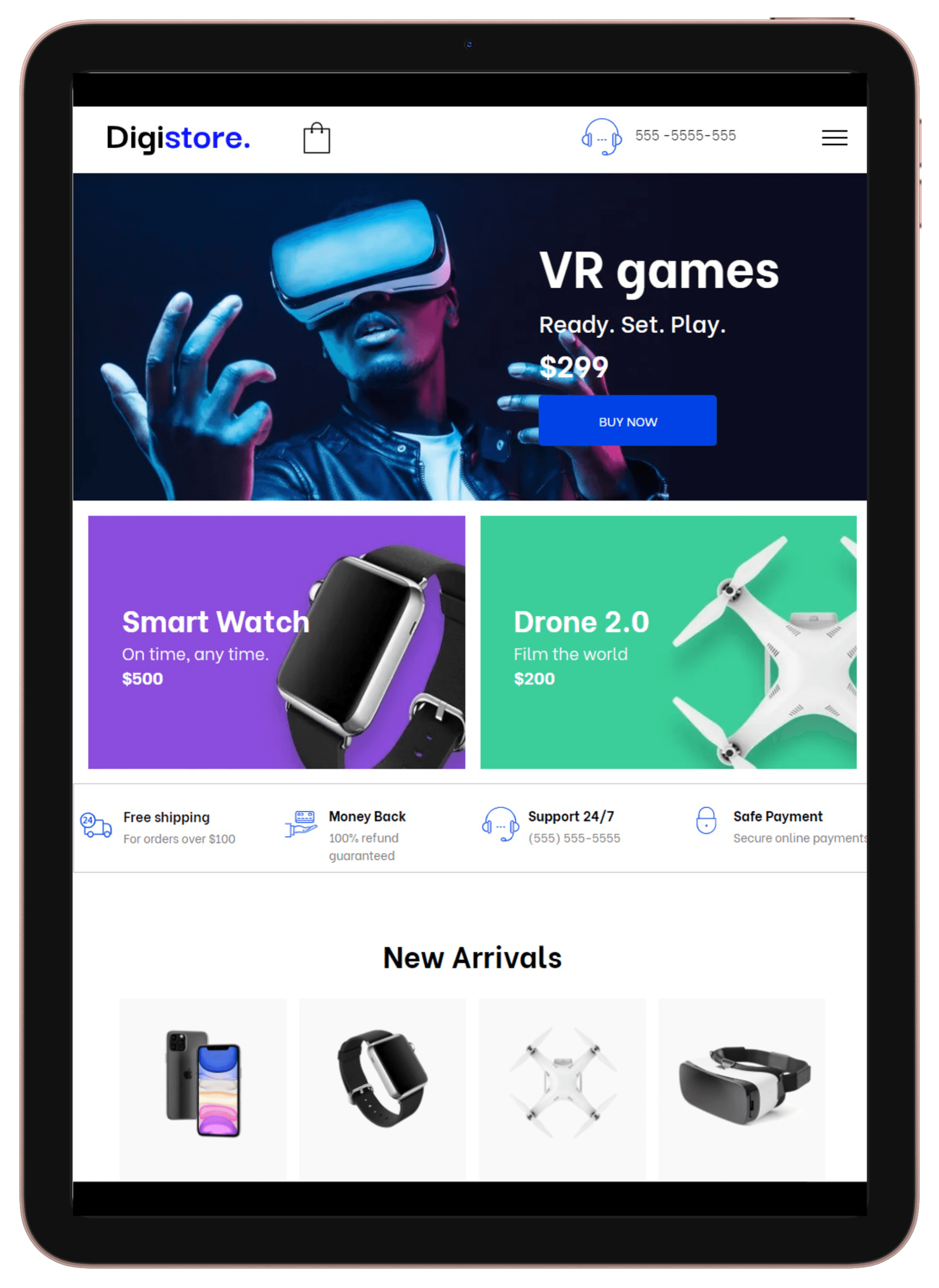 Digital Store Tablet/iPad View