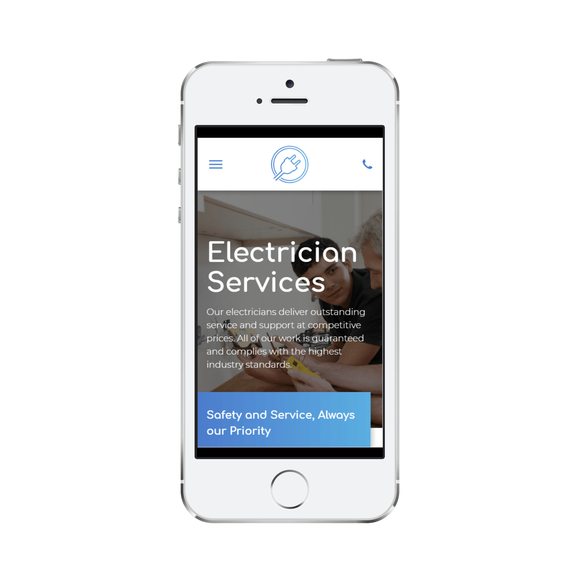 Electrician Mobile View