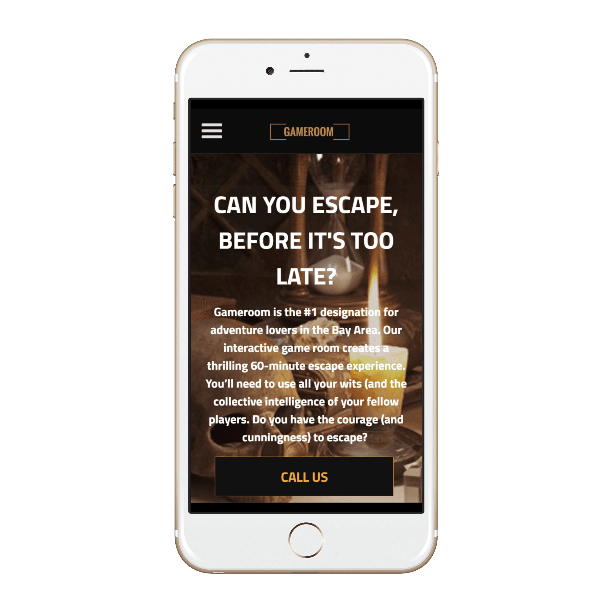 Escape Room Mobile View