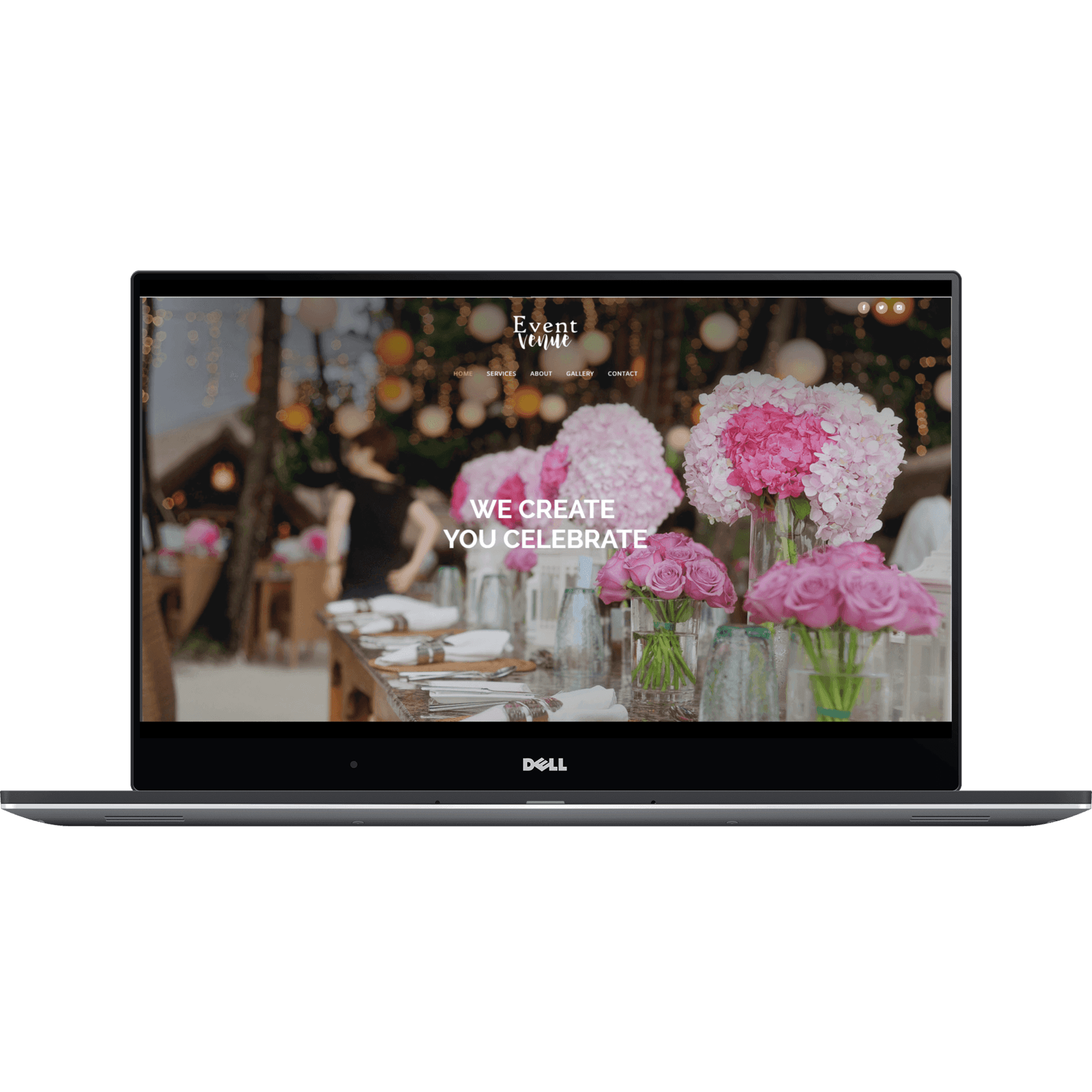 Event Venue Desktop View