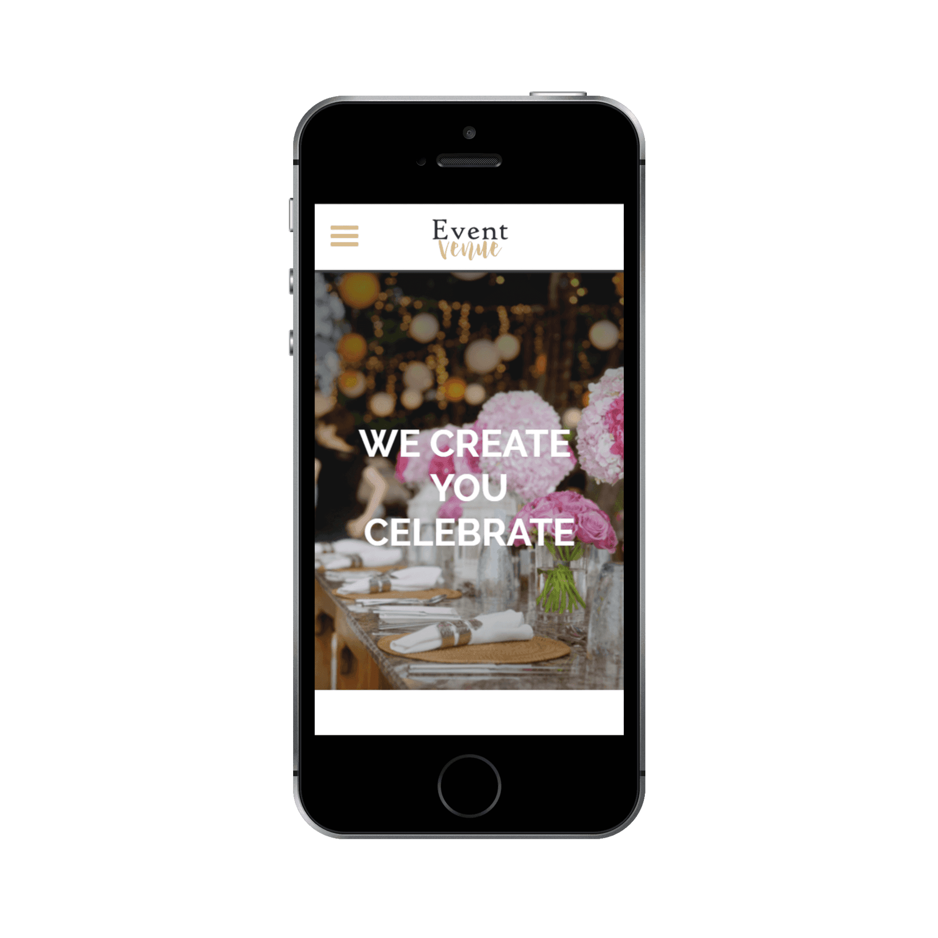 Event Venue Mobile View