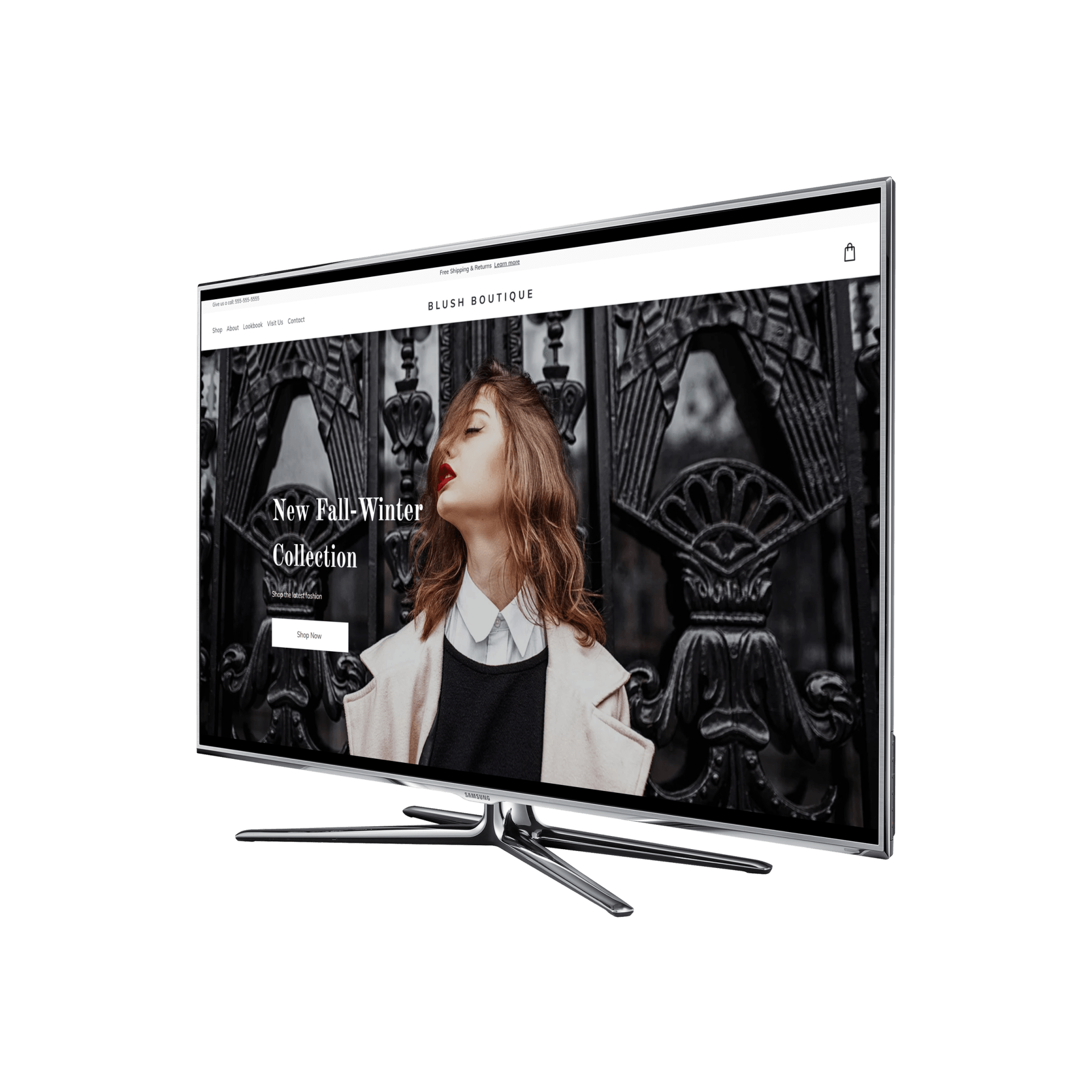 Fashion Boutique Desktop View