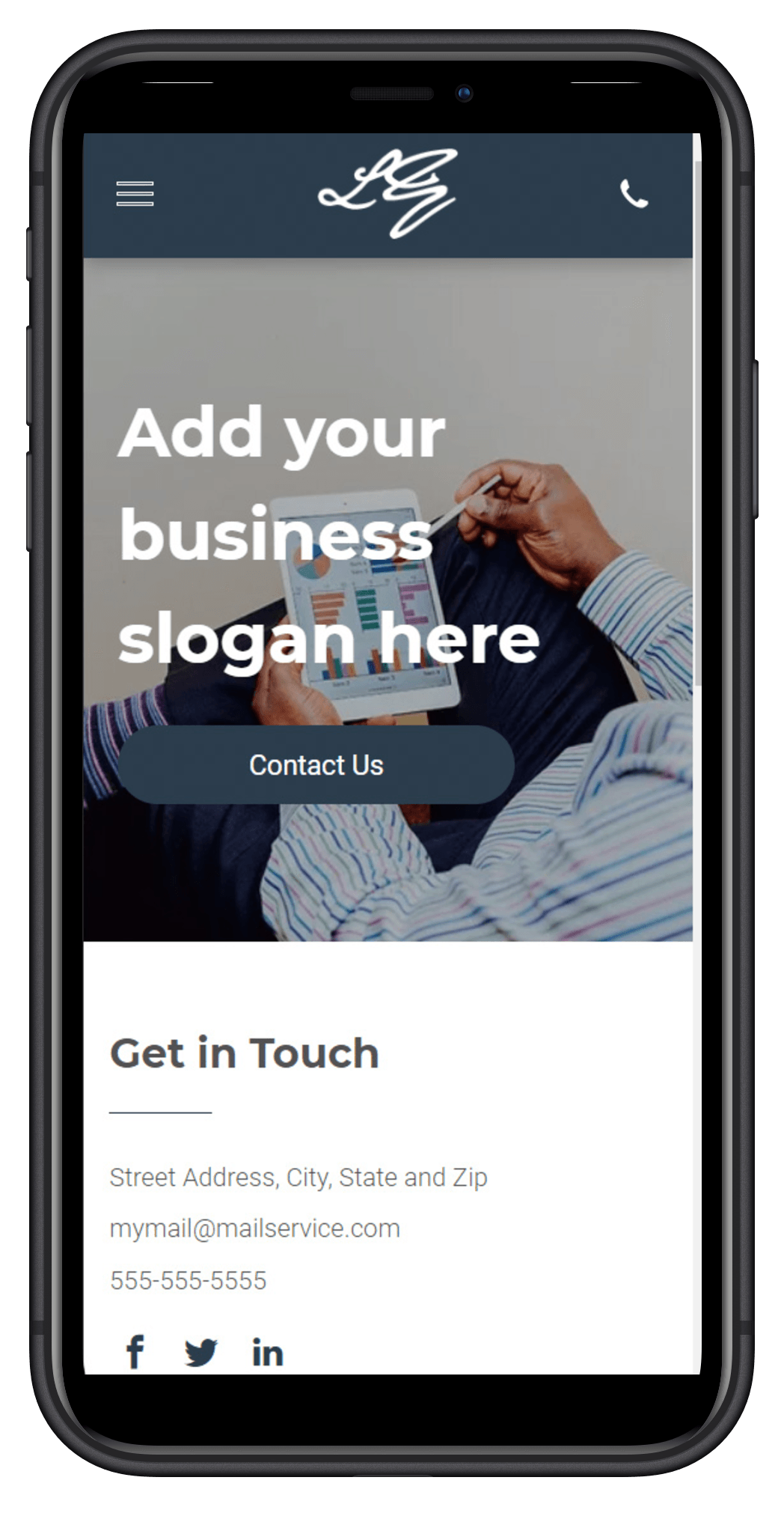 Financial Mobile View