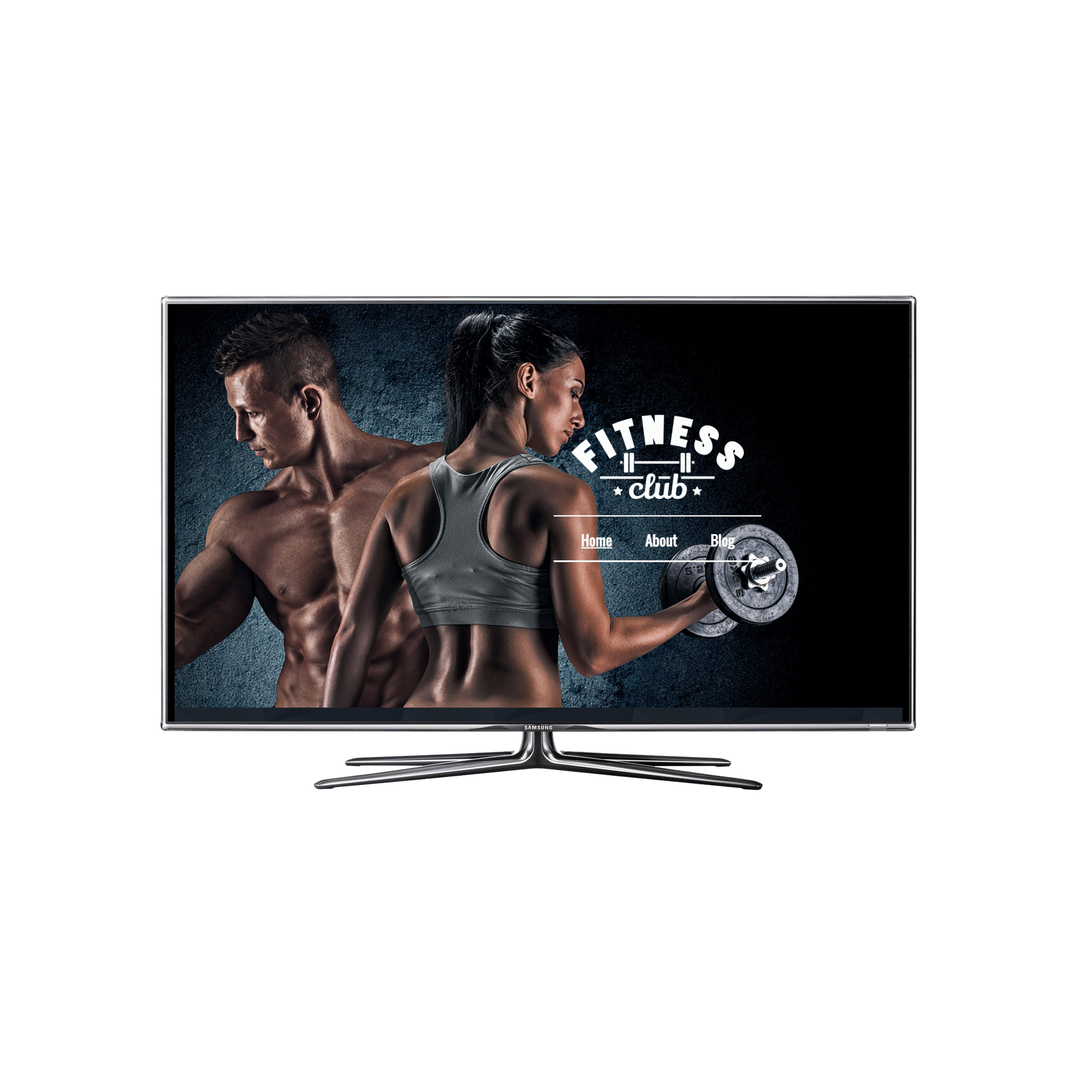Fitness Club Desktop View