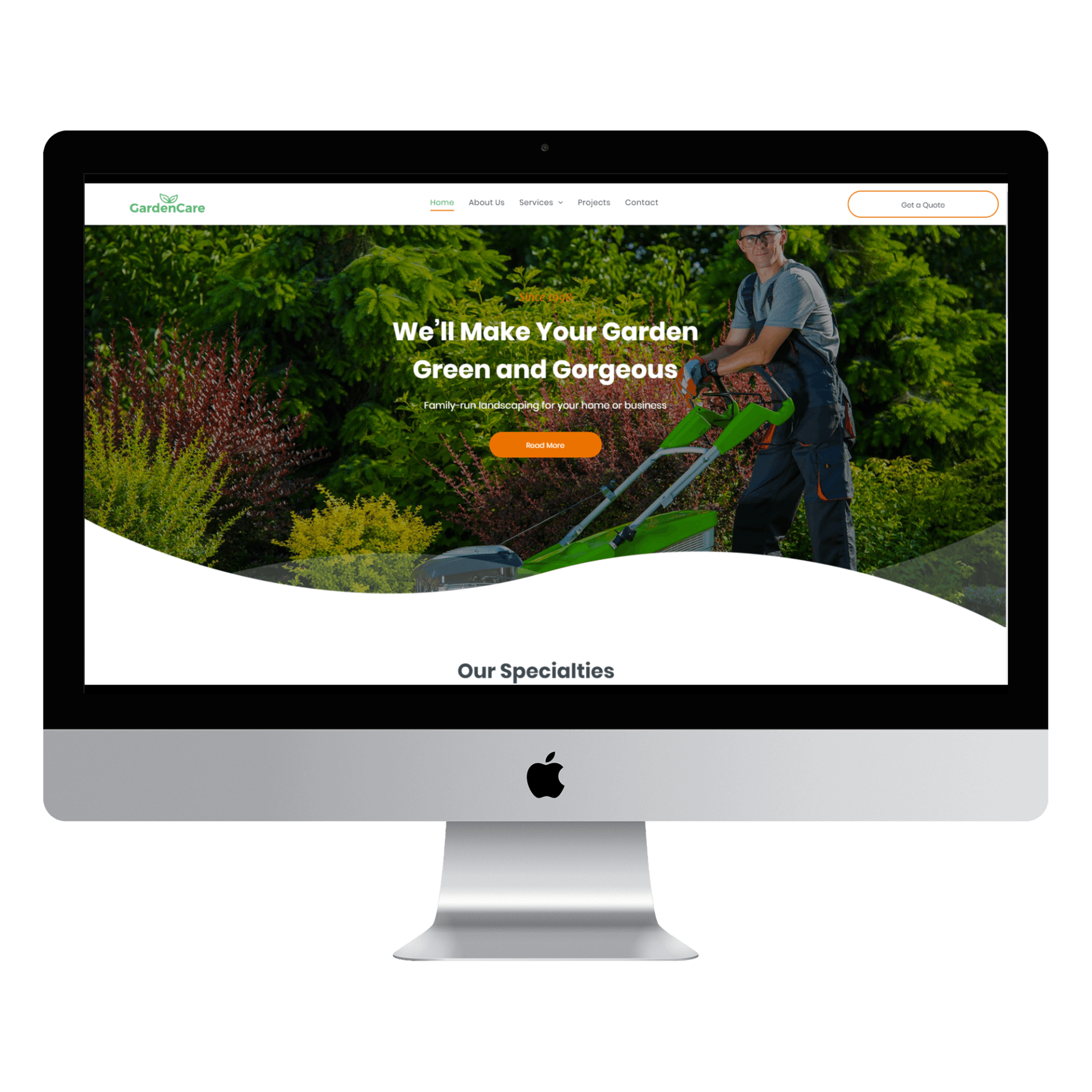 Gardener Desktop View