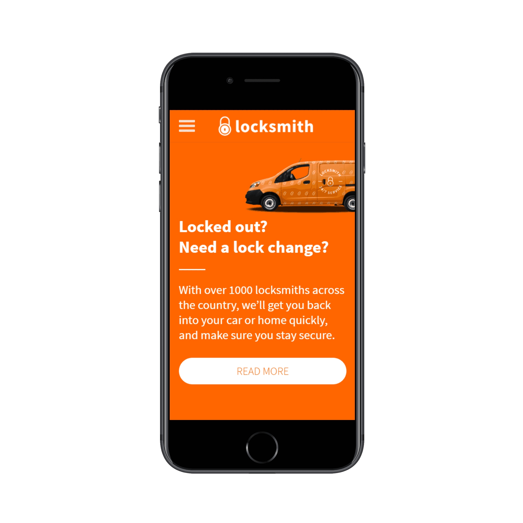 Locksmith Mobile View