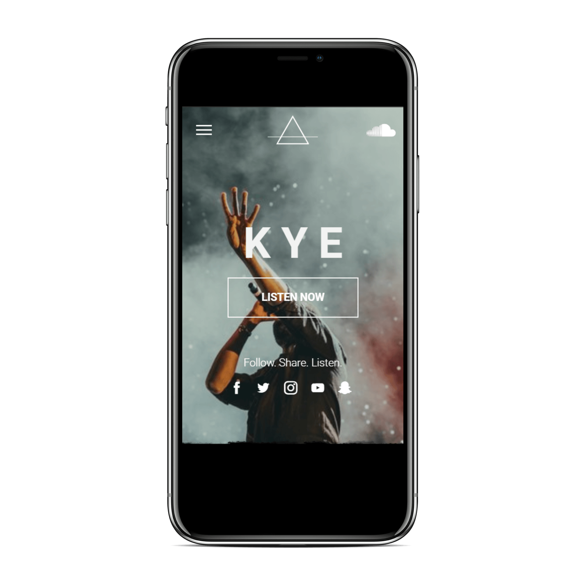 Musician Mobile View