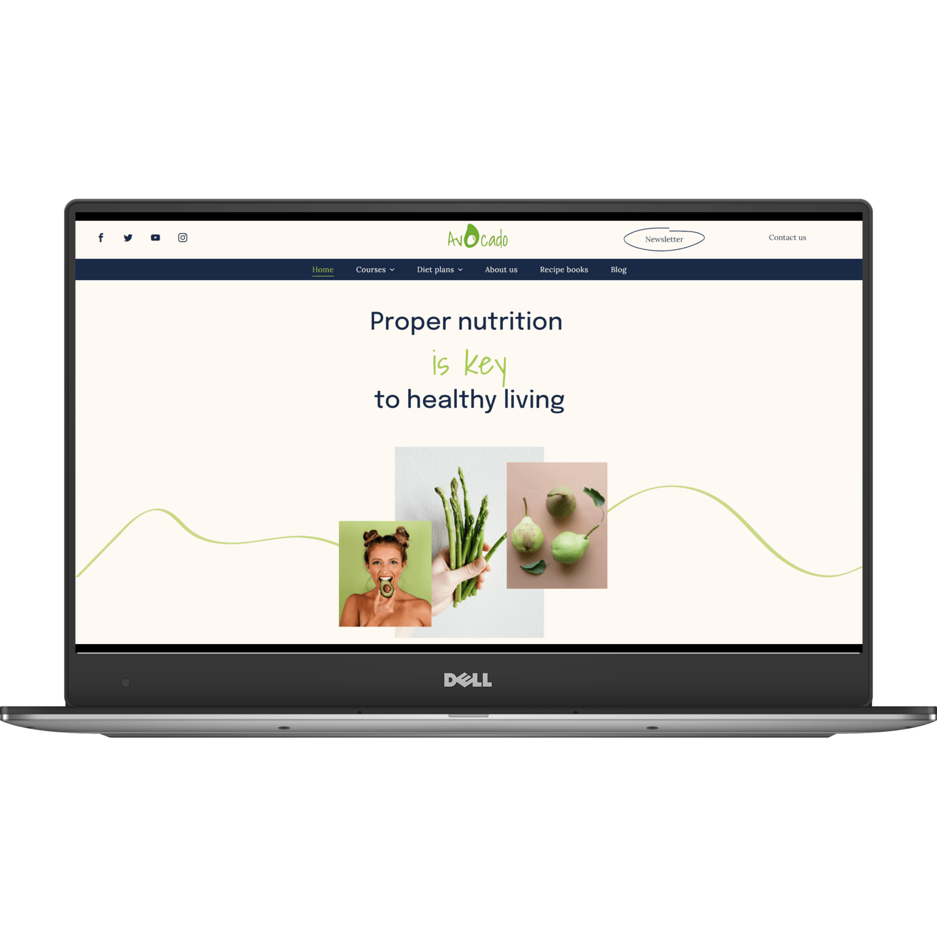 Nutritionist Desktop View
