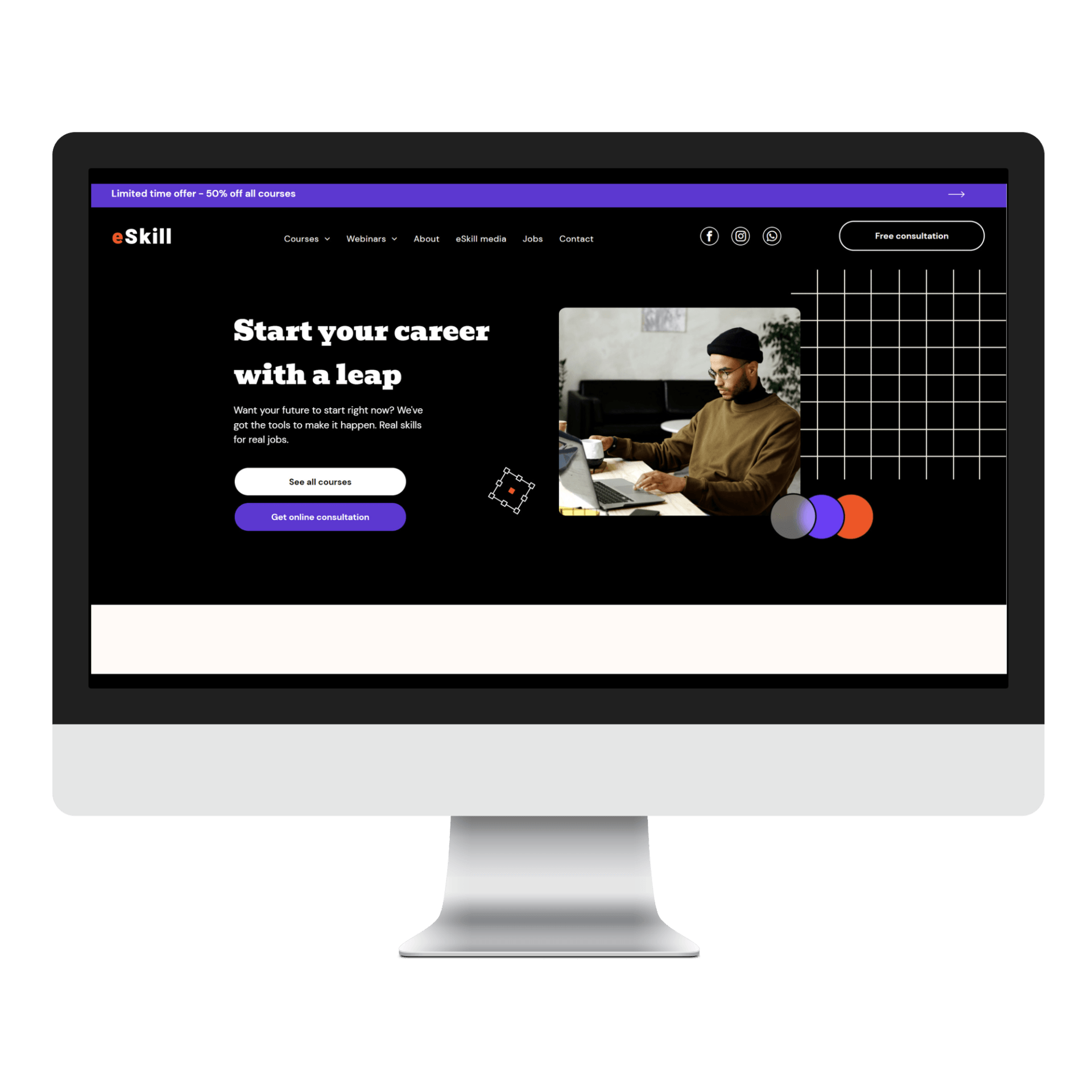 Online Learning Desktop View