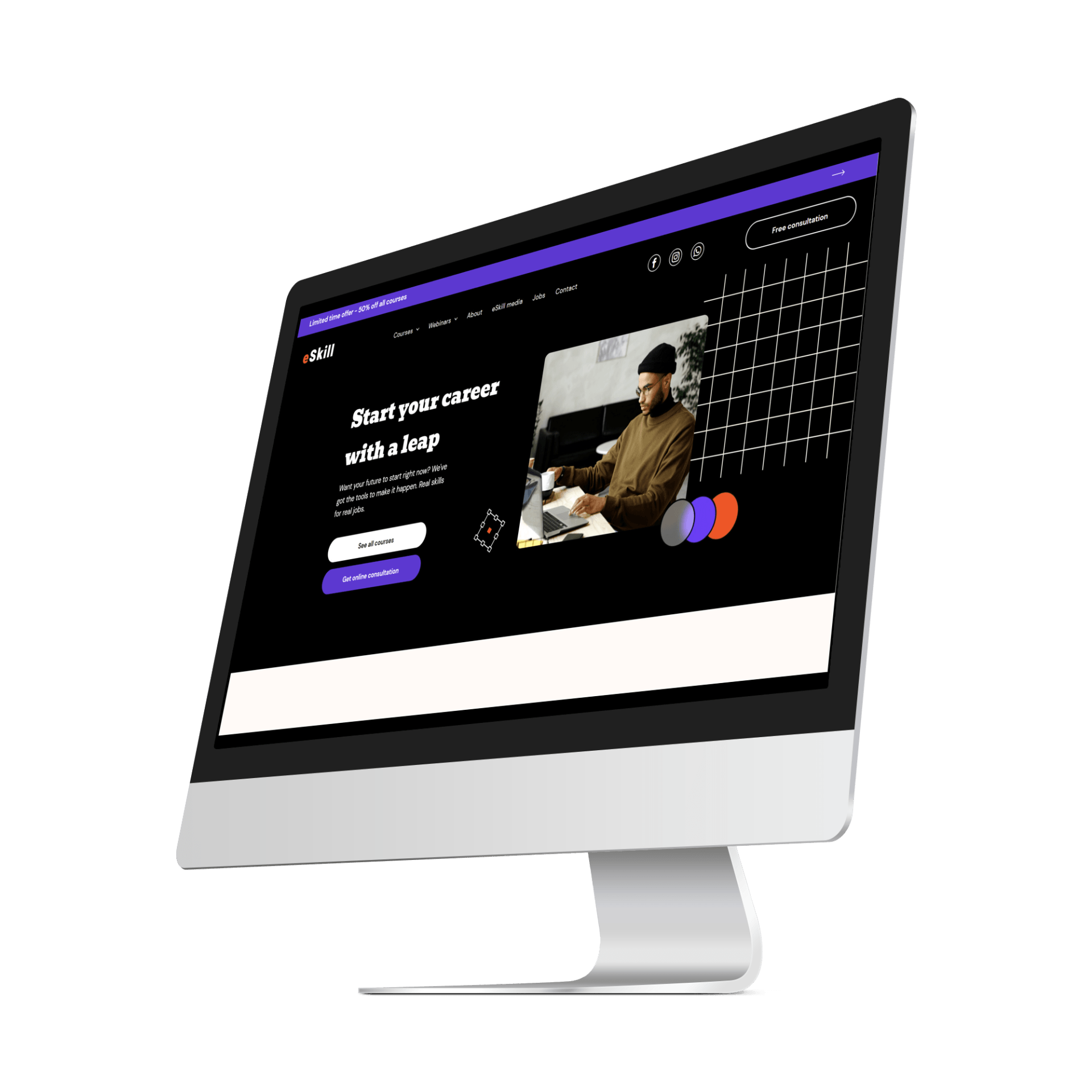 Online Learning Desktop View