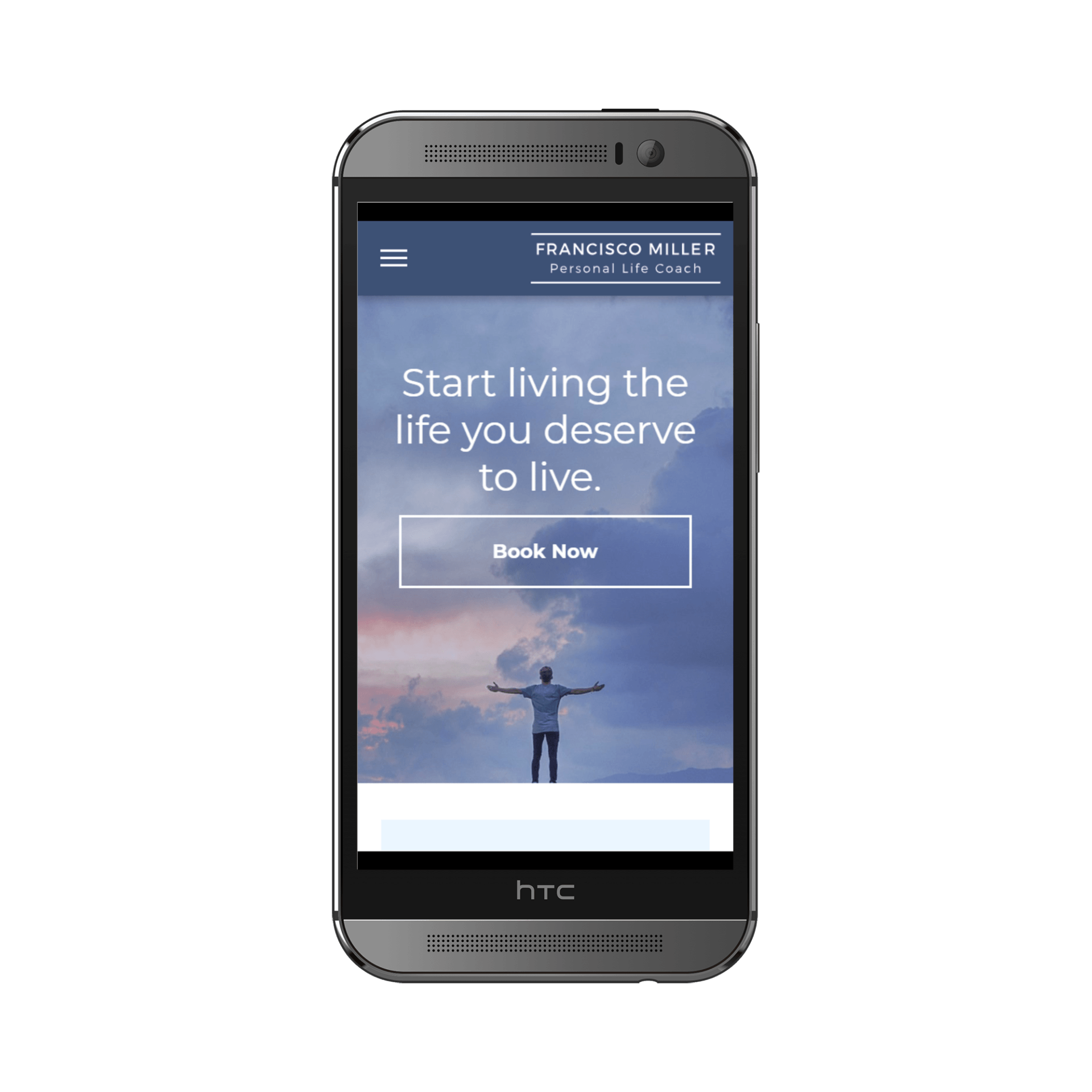 Personal Coach Mobile View