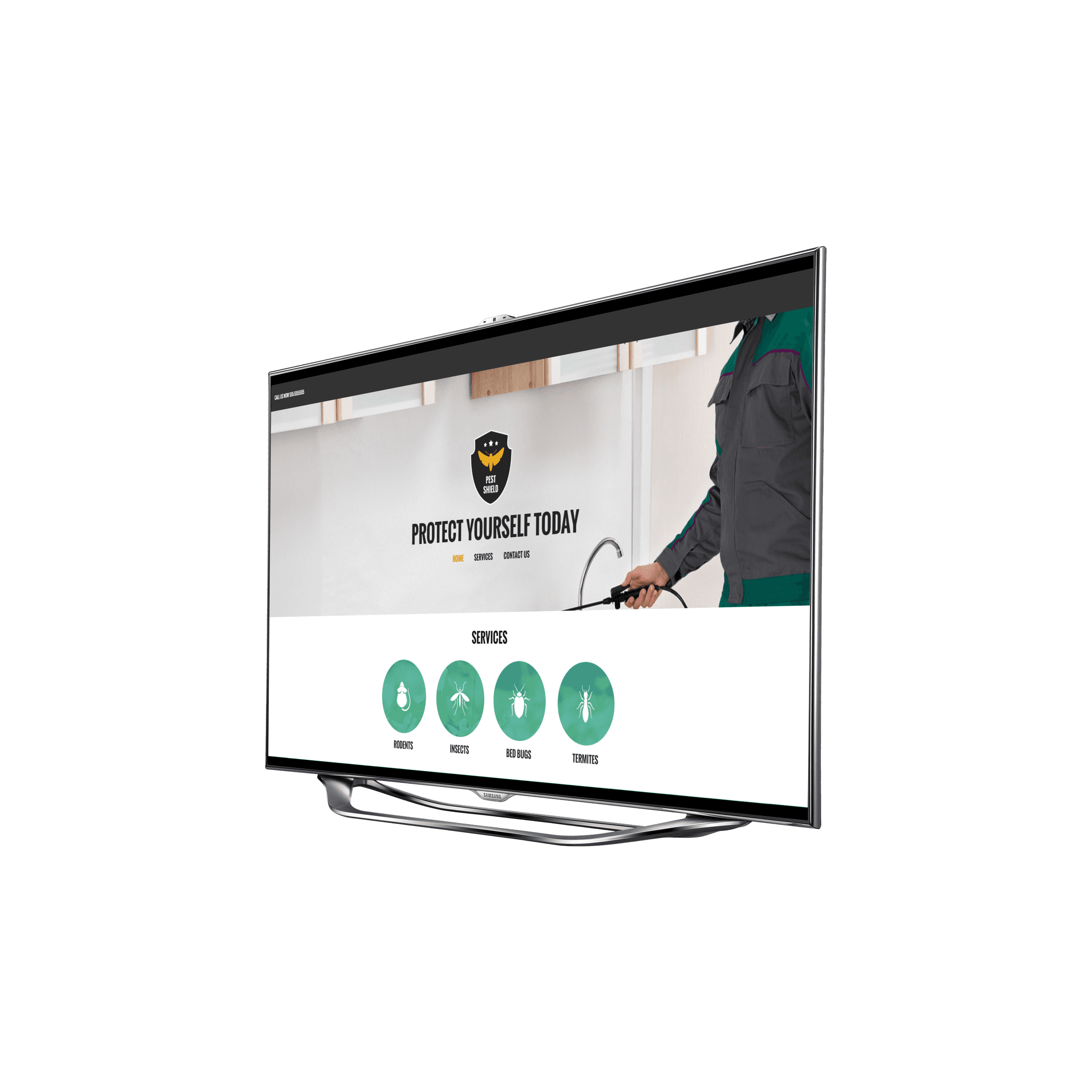 Pest Control Desktop View