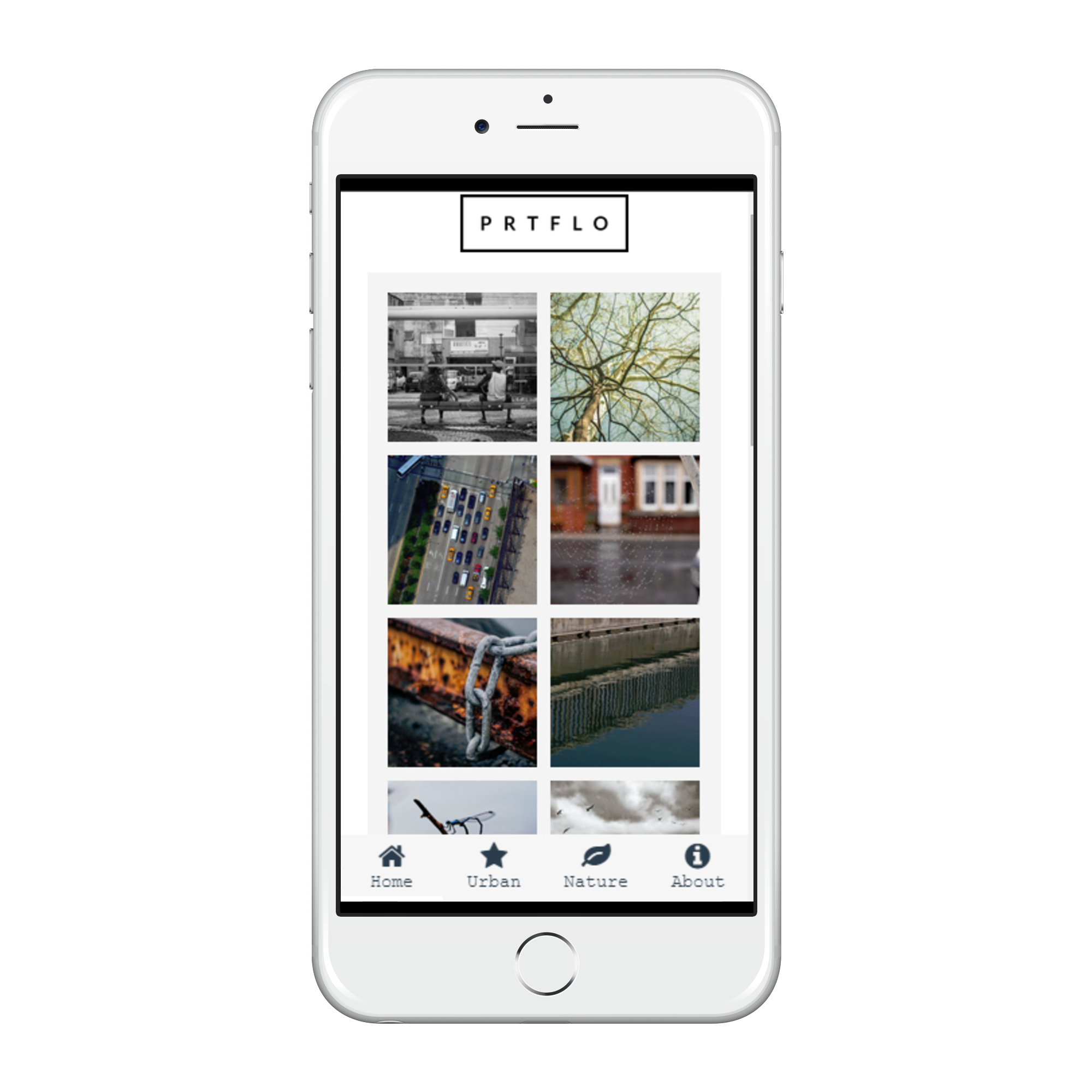 Portfolio Mobile View
