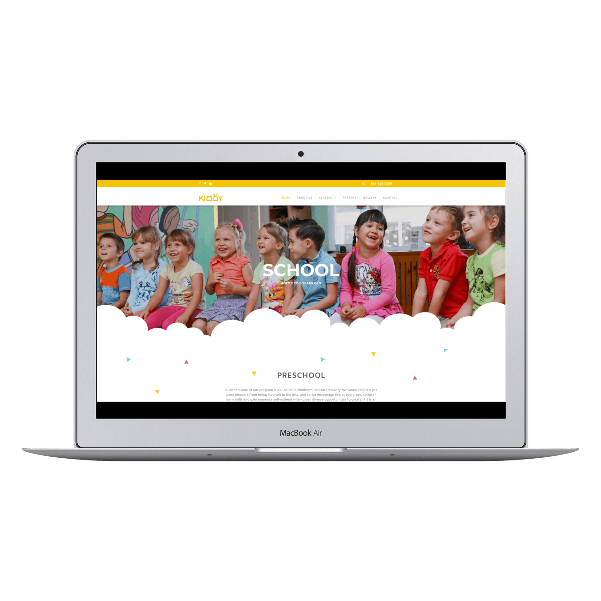 Preschool Desktop View