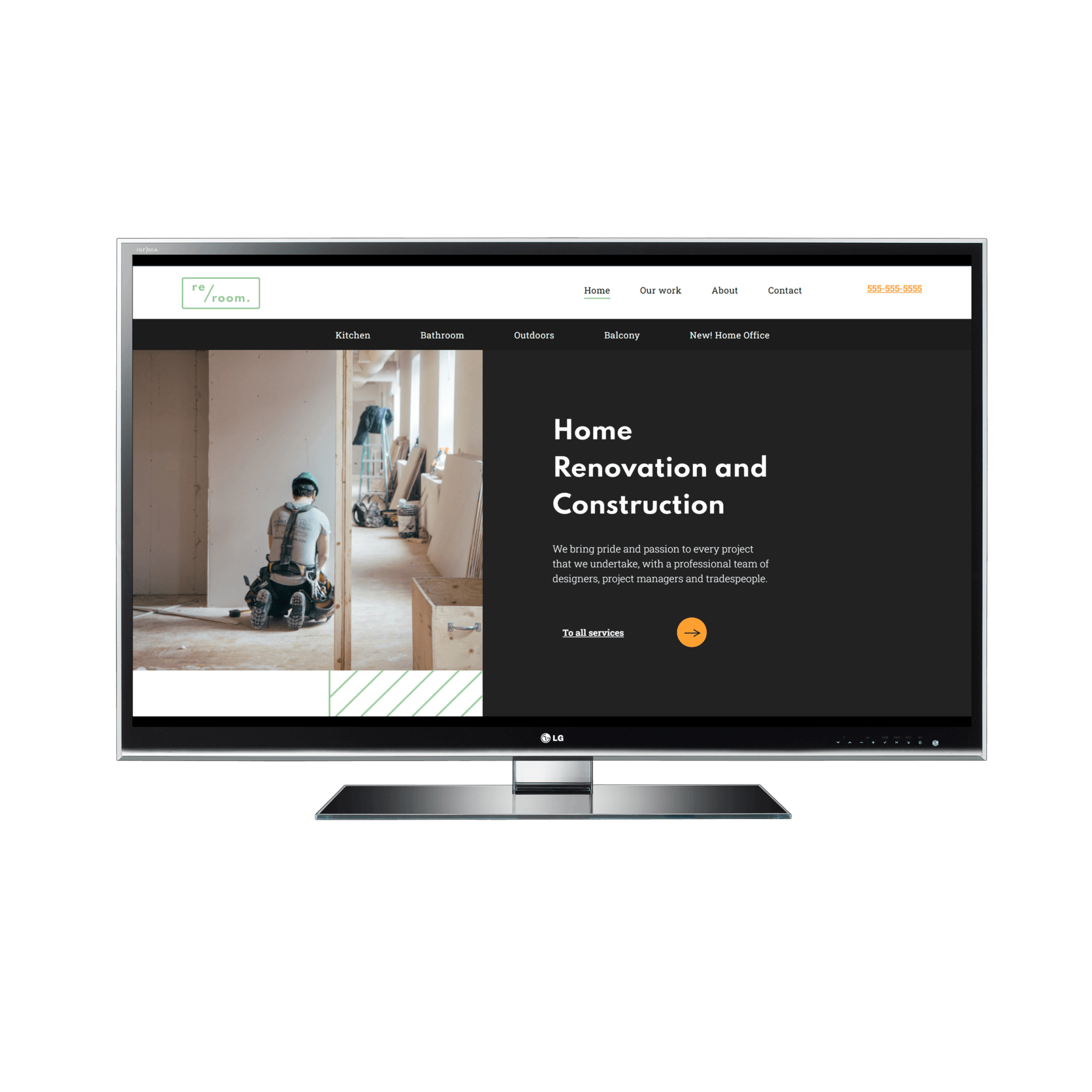 Renovation-Construction Desktop View