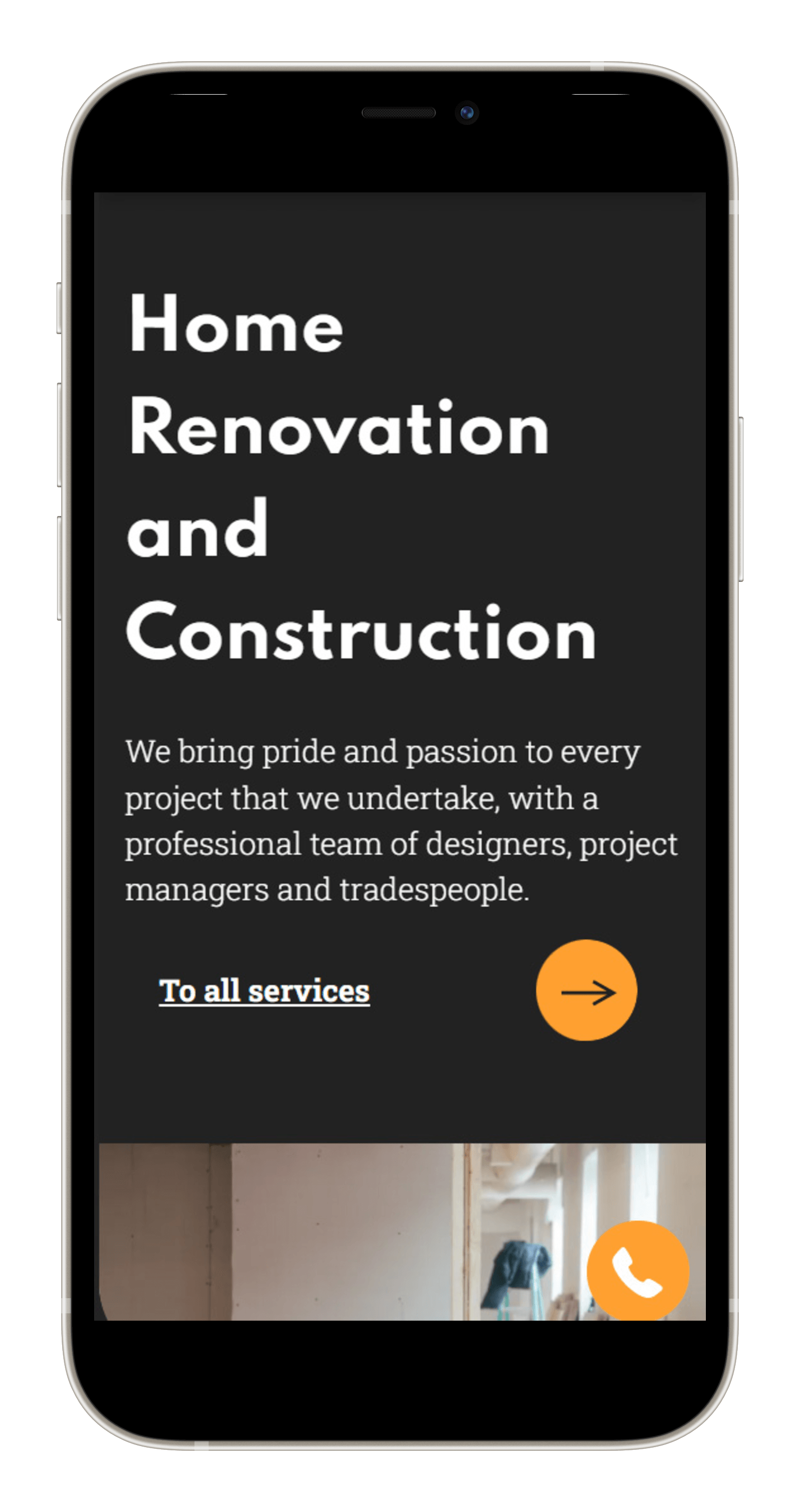 Renovation-Construction Mobile View