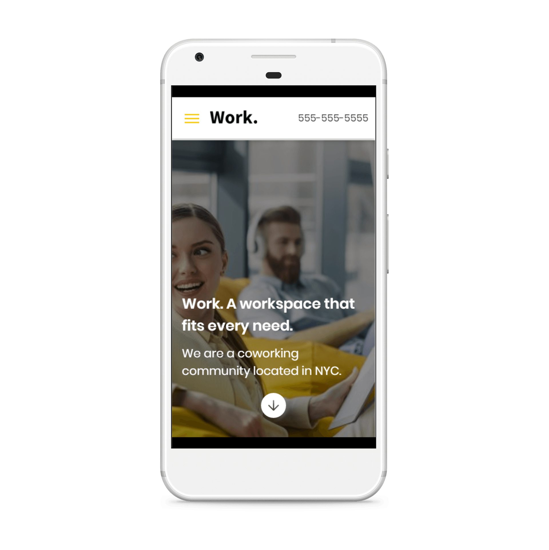 Workspace Mobile View