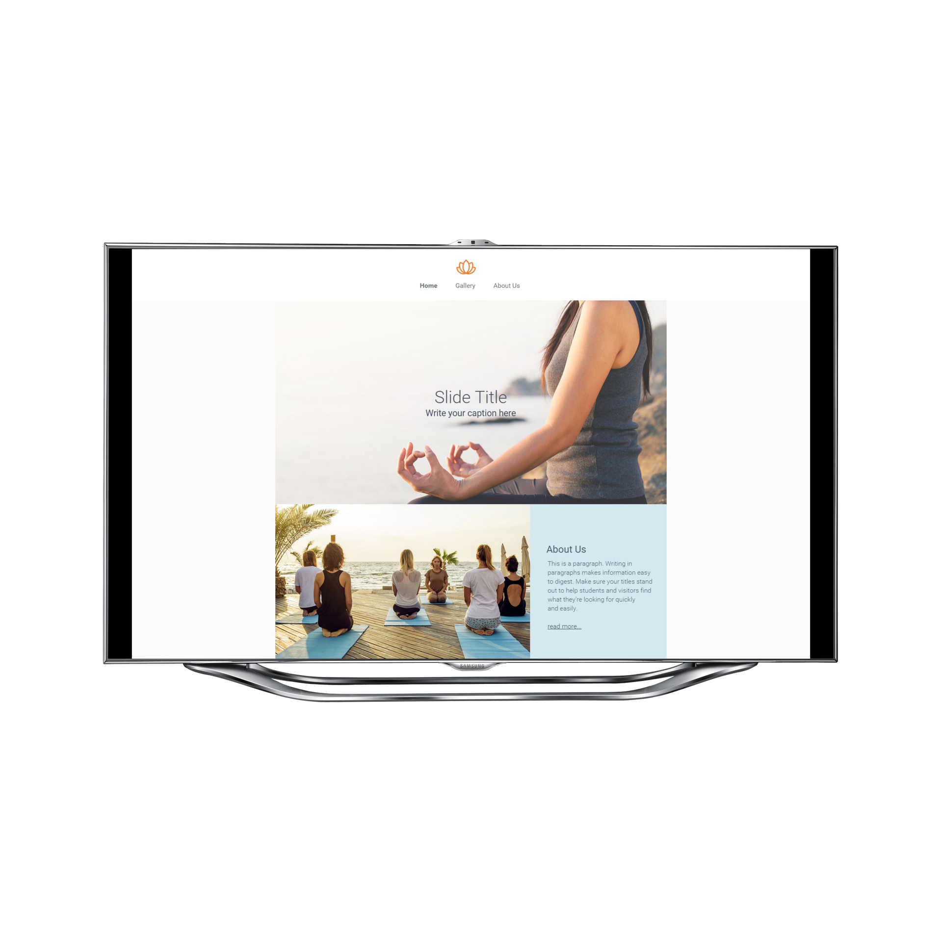 Yoga Desktop View