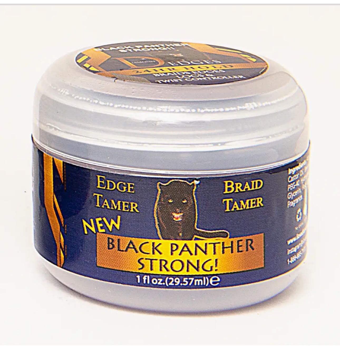 Black Panther Strong Edge Tamer Braid Tamer 24hr Hold 1 fl oz