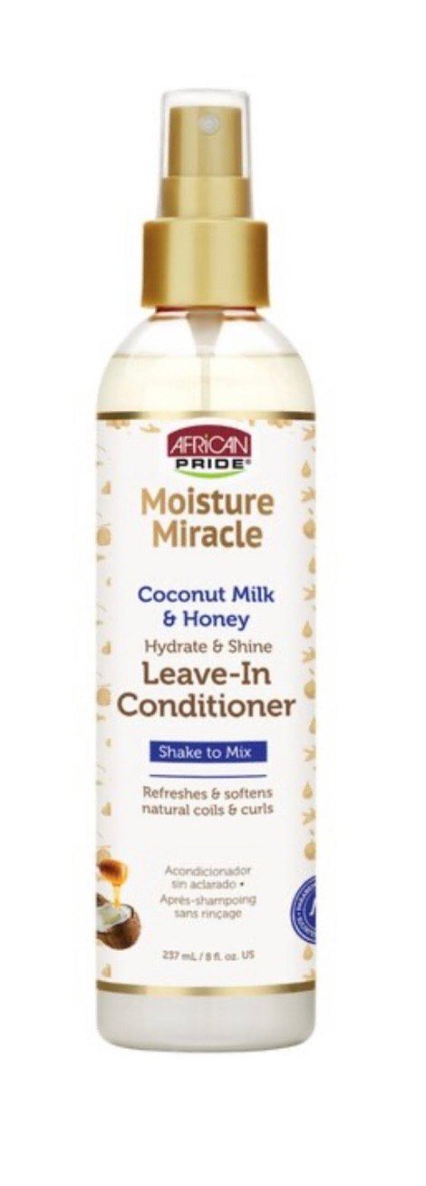 African Pride Moisture Miracle Coconut Milk and Honey Leave-In Conditioner