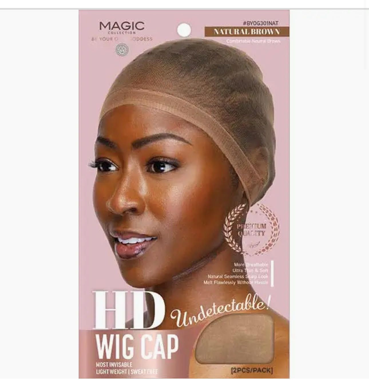 Magic Collection HD Wig Cap Natural Brown