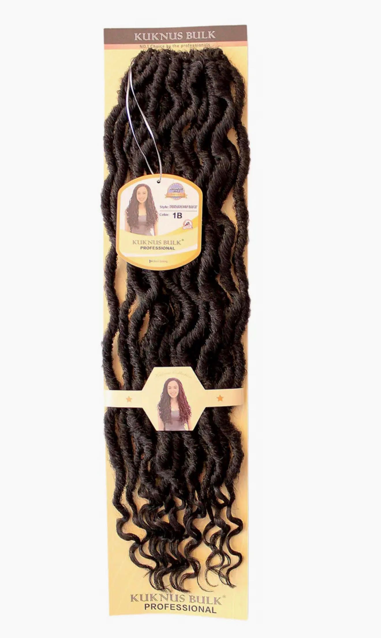 KUKNUS BULK Professional Dreadlocs Wavy