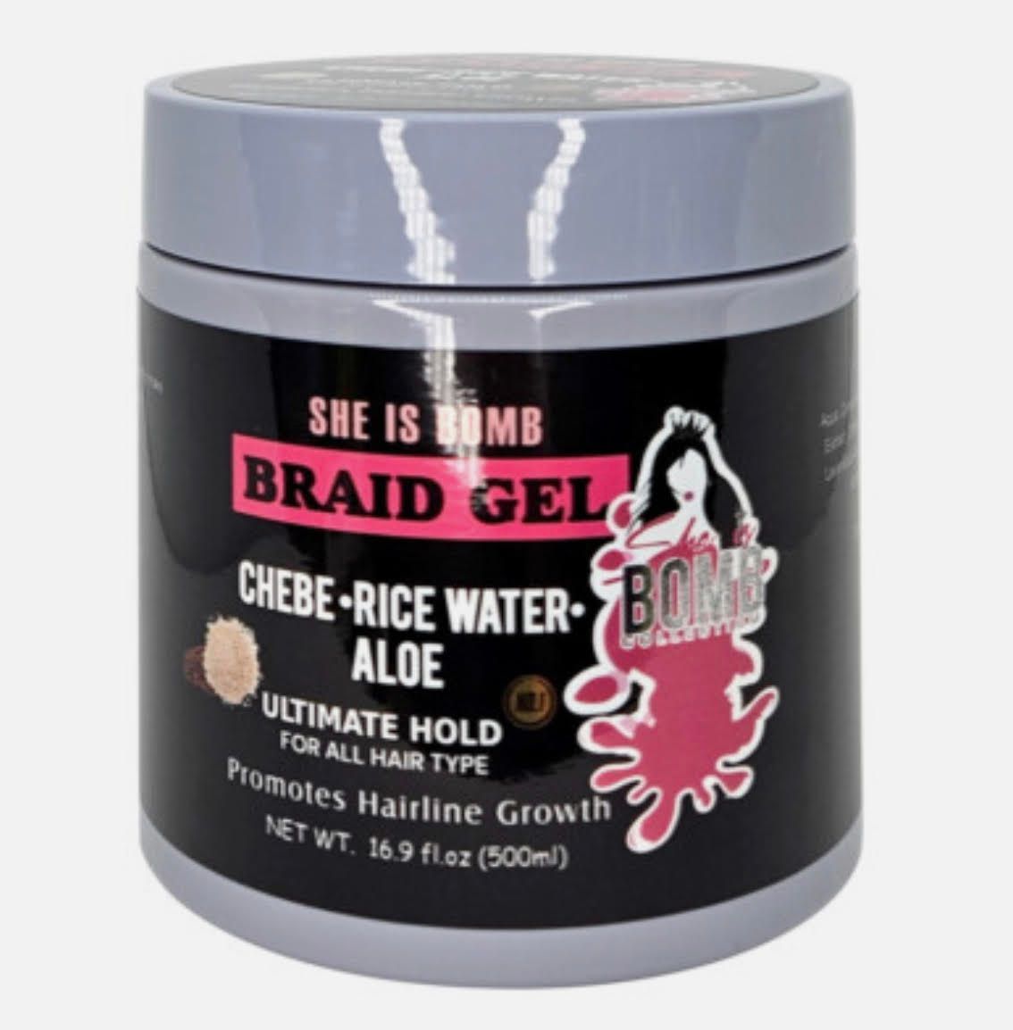 She Is Bomb Braiding Gel 16.9 fl oz