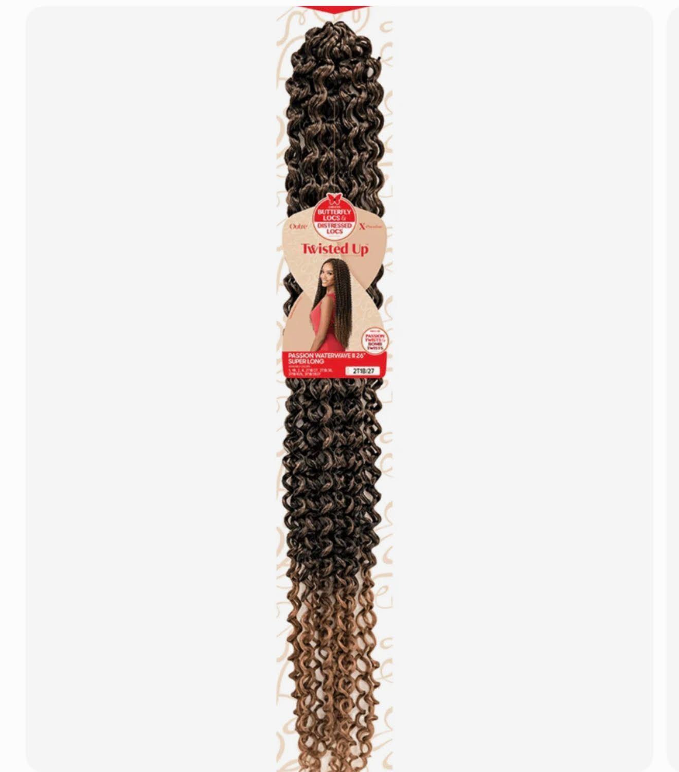 Outre X-Pression Synthetic Crochet Hair - Passion Waterwave  26