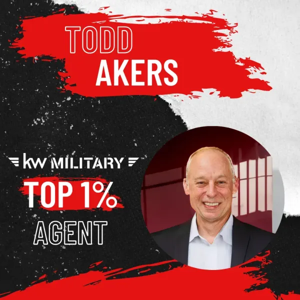 Todd akers is a top 1 % agent for kw military