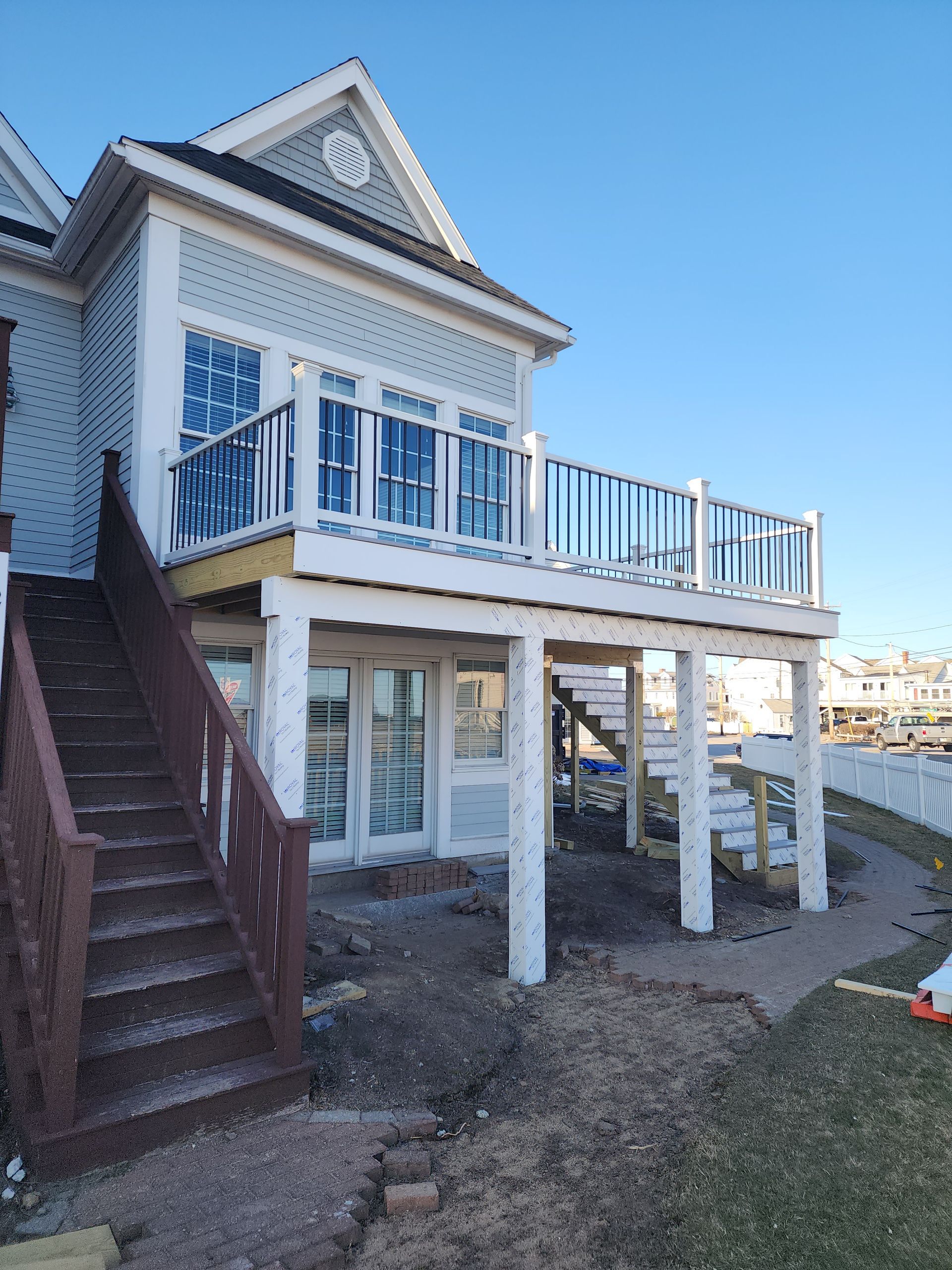 House with new deck