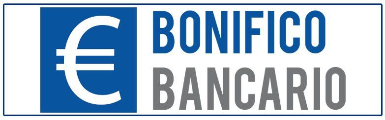 Logo con un quadrato blu contenente il simbolo dell'euro bianco, seguito dalla scritta 
