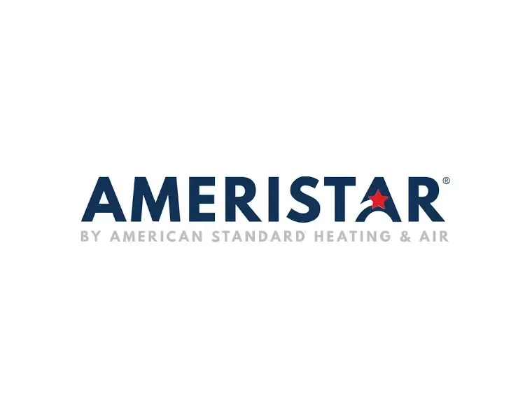 Ameristar logo in blue and red with “By American Standard Heating & Air” text