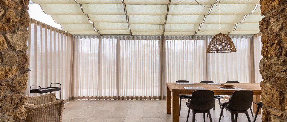 Tenda per ufficio
