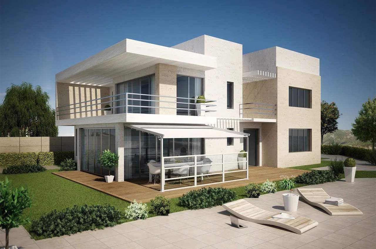 Casa con pergola