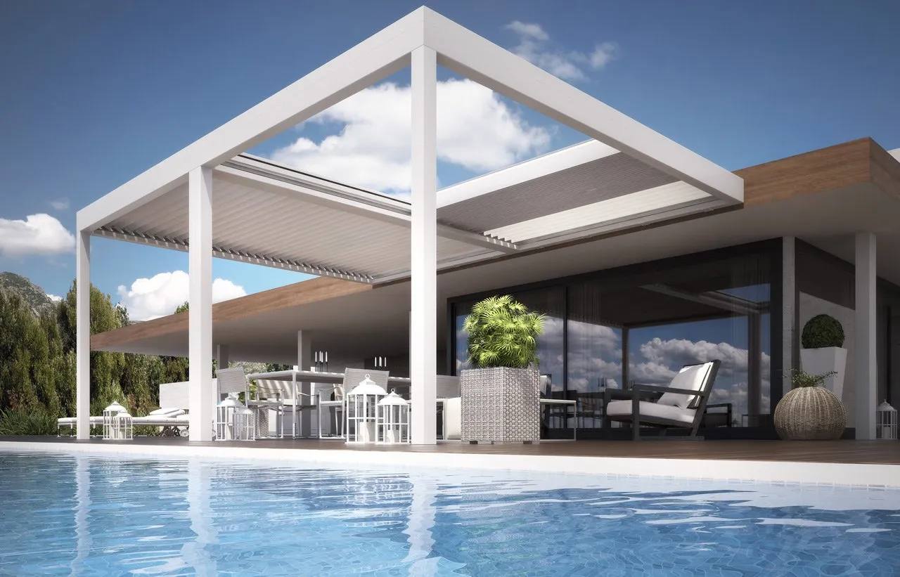 Pergola e piscina