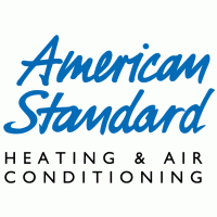 American Standard Heating & Air Conditioning logo in blue and black text on a white background.