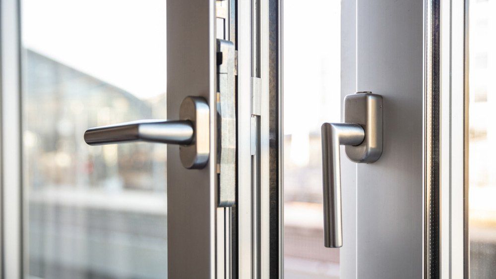 Aluminum Door Window Handle — Lake Macquarie Mobile Locksmiths in Belmont, NSW