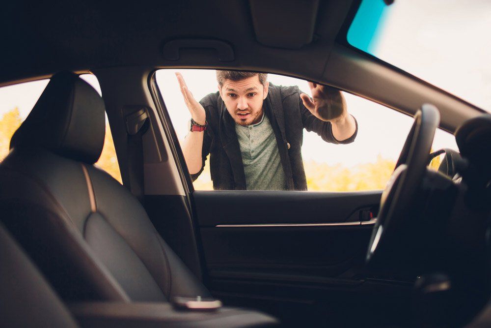 Man Forgot the Key Inside his Car — Locksmith in Charlestown, NSW