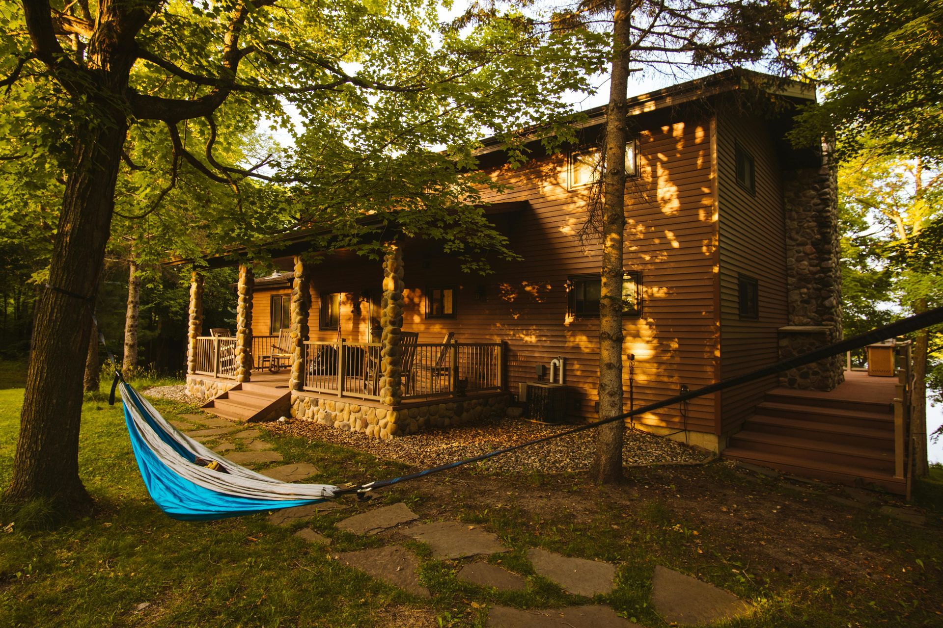 home surrounded by trees home surrounded by trees