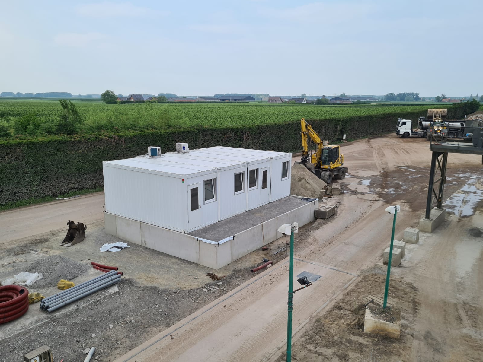 Modulair gebouw huren