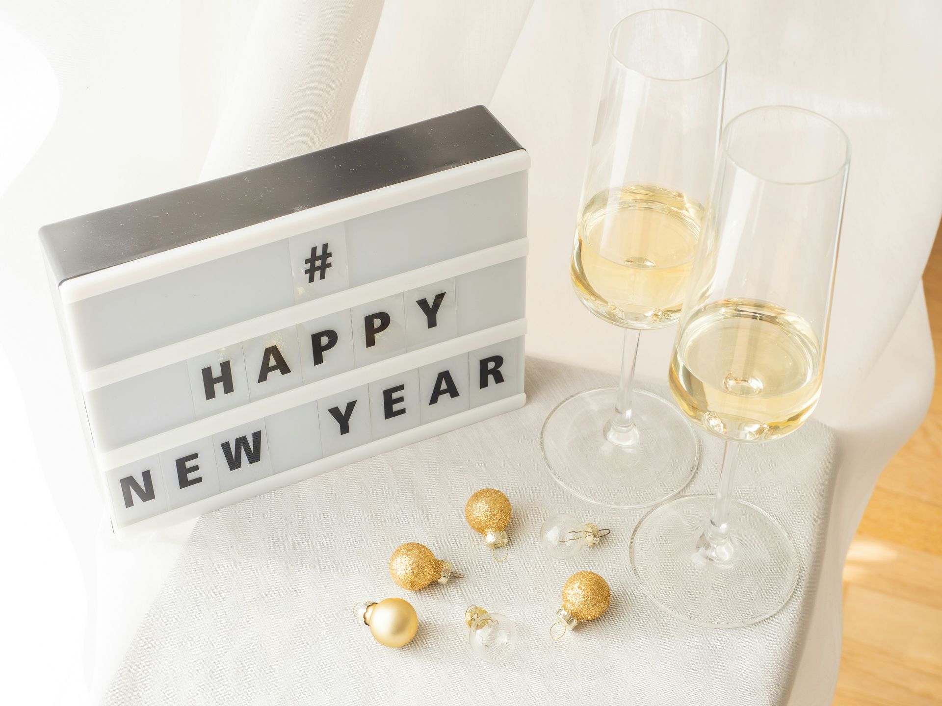 Happy New Year sign
