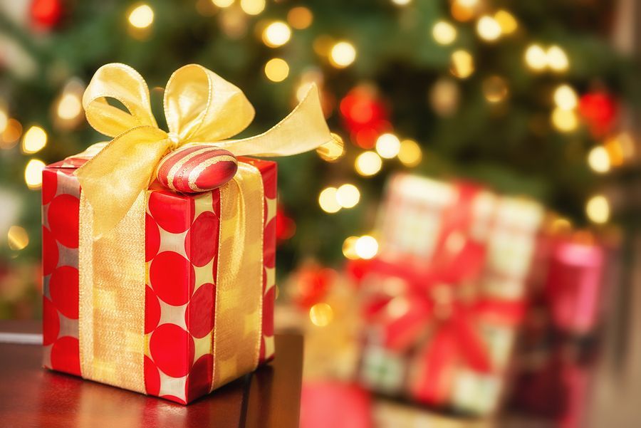 Wrapped presents