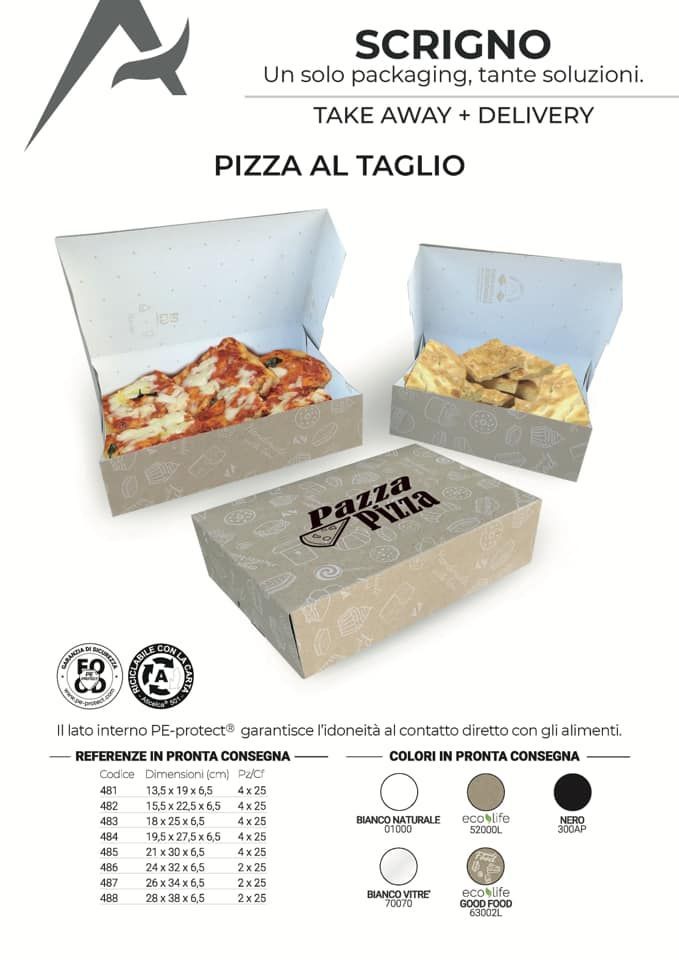 Brochure di prodotto per gli imballaggi alimentari