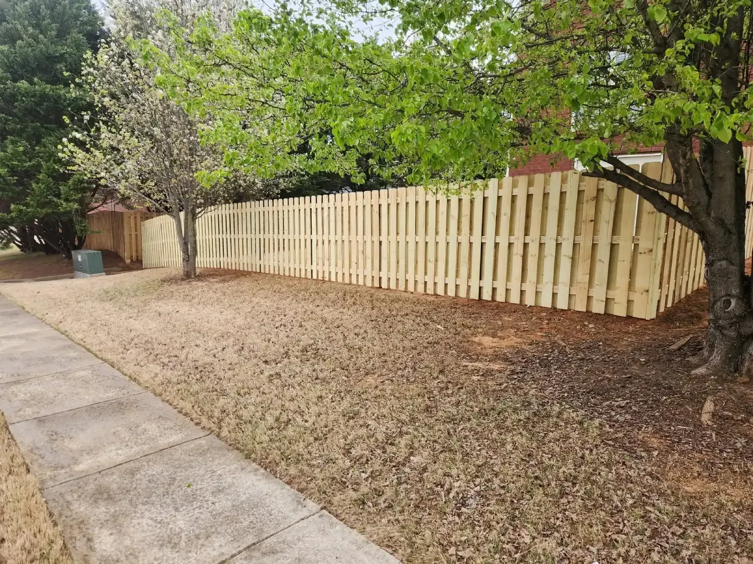 CCE's installation standards privacy fence Huntsville AL