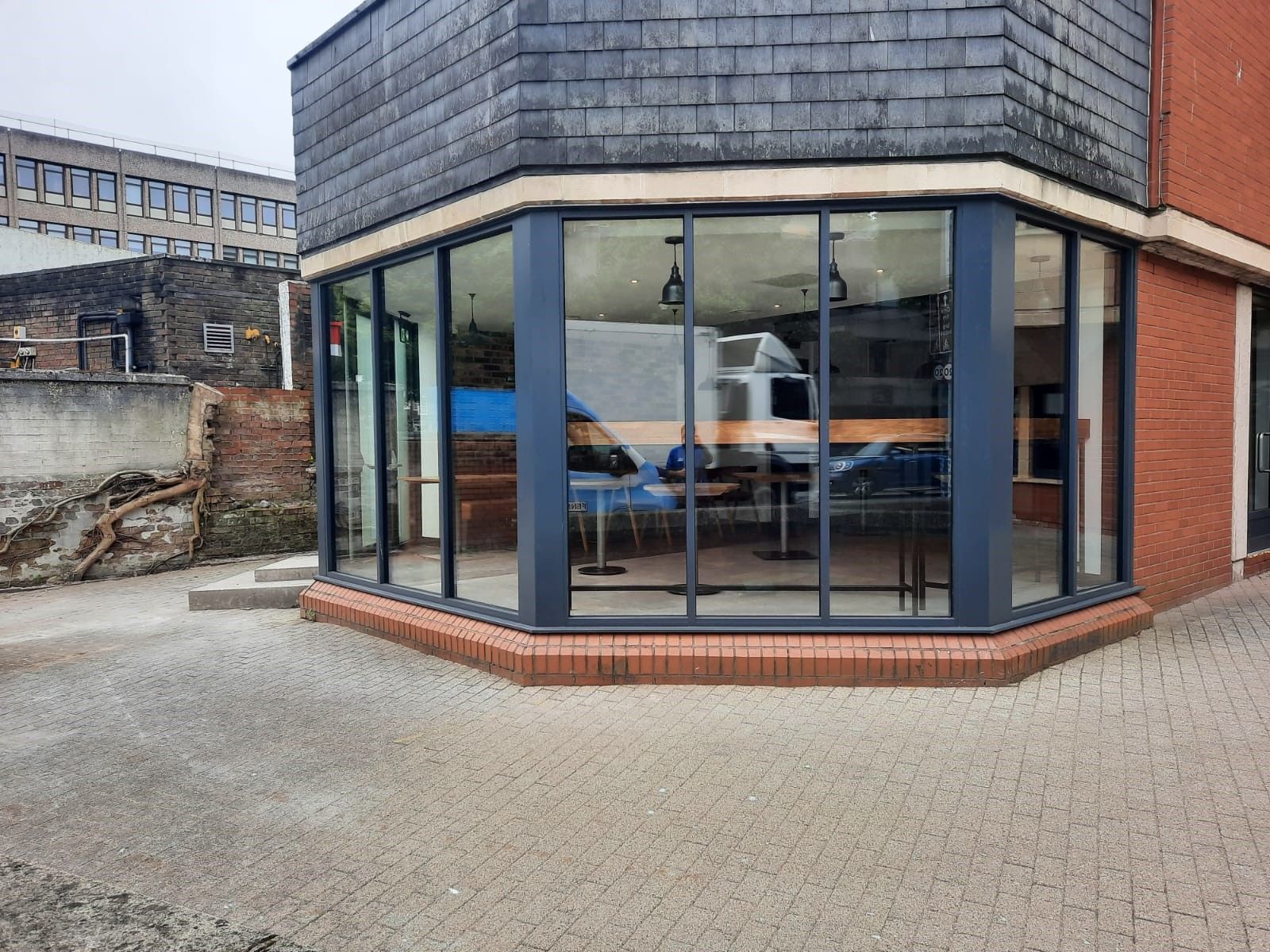 aluminium shopfront swansea