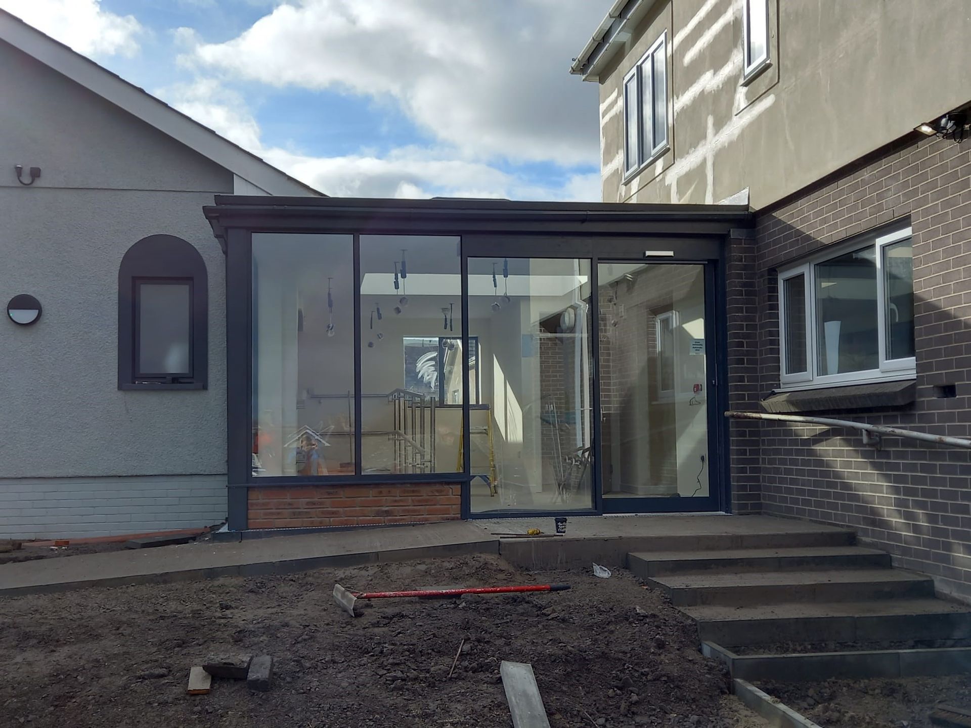 aluminium shop front swansea